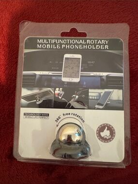 Universal 360° Rotary Mobile Phone Holder - Silver